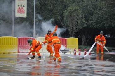 俄罗斯专享会294科技参与长沙高新区首届微型消防站技术交锋 